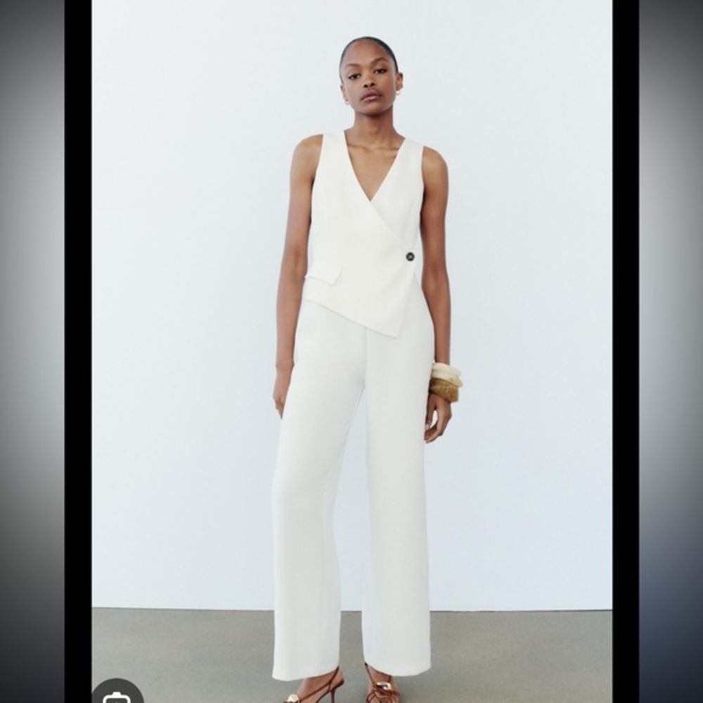 Zara Cream Jumpsuit